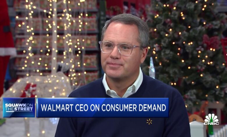 Walmart CEO: Customers are really price-sensitive right now